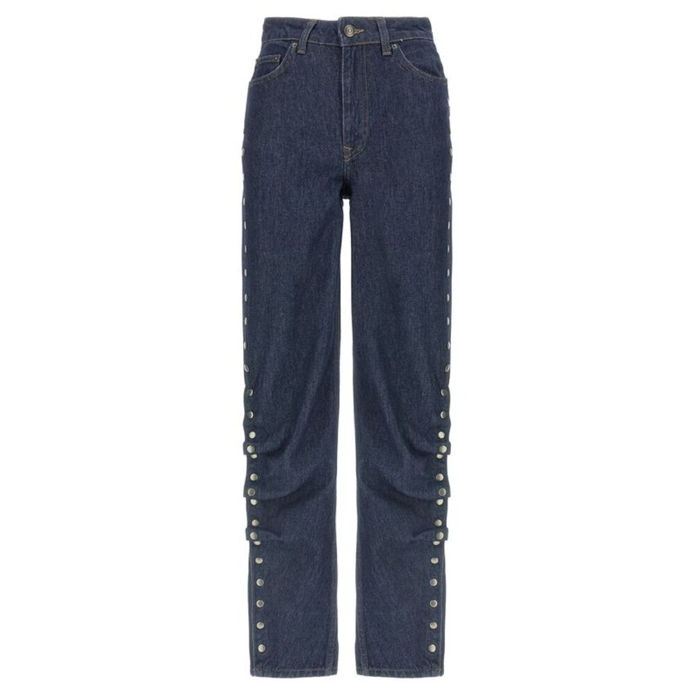 ROTATE BIRGER CHRISTENSEN Blue Cotton Jeans Women's Denim